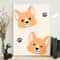 Dog Portrait Canvas - Lots of Corgis - Canvas Print - Dog Canvas Print - Dog Wall Art Canvas - Furlidays.jpg
