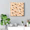 Dog Square Canvas - Beagle Scatter Peach - Canvas Print - Dog Canvas Print - Dog Canvas Art - Furlidays.jpg