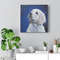 Dog Square Canvas - Golden Retriever Pup In Snow - Canvas Print - Dog Poster Printing - Dog Canvas Art - Dog Wall Art Canvas - Furlidays.jpg