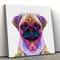 Dog Square Canvas - Pop Art Pug Dog Canvas Pictures - Dog Wall Art Canvas - Canvas Prints - Dog Poster Printing - Furlidays.jpg