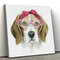 Dog Square Canvas - Vintage Pup - Dog Poster Printing - Canvas Print - Dog Wall Art Canvas - Dog Canvas Art - Furlidays.jpg