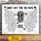 Don't Cry For Me Papa Dog Poem Canvas Poster - Canvas Painting - Gift For Dog Dad.jpg