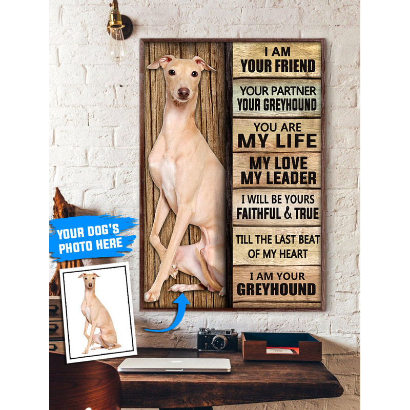 Greyhound Personalized Poster & Canvas - Dog Canvas Wall Art - Dog Lovers Gifts For Him Or Her.jpg