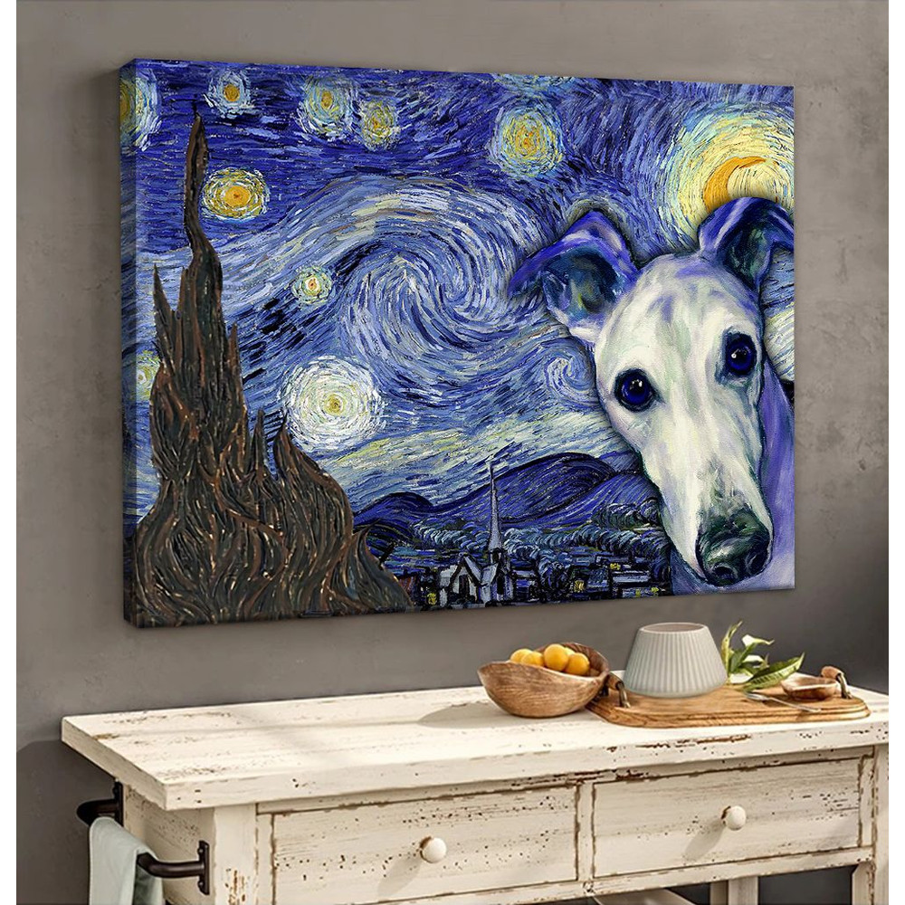 Greyhound Poster & Matte Canvas - Poster To Print - Gift For Dog Lovers.jpg
