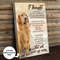 I Thought Of You Today But That Is Nothing New Dog Personalized Vertical Canvas - Wall Art Canvas - Dog Memorial Gift.jpg