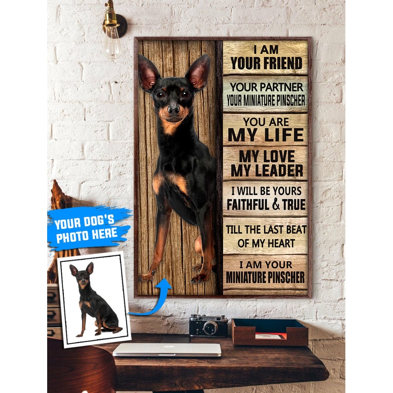 Miniature Pinscher Personalized Poster & Canvas - Dog Canvas Wall Art - Dog Lovers Gifts For Him Or Her.jpg