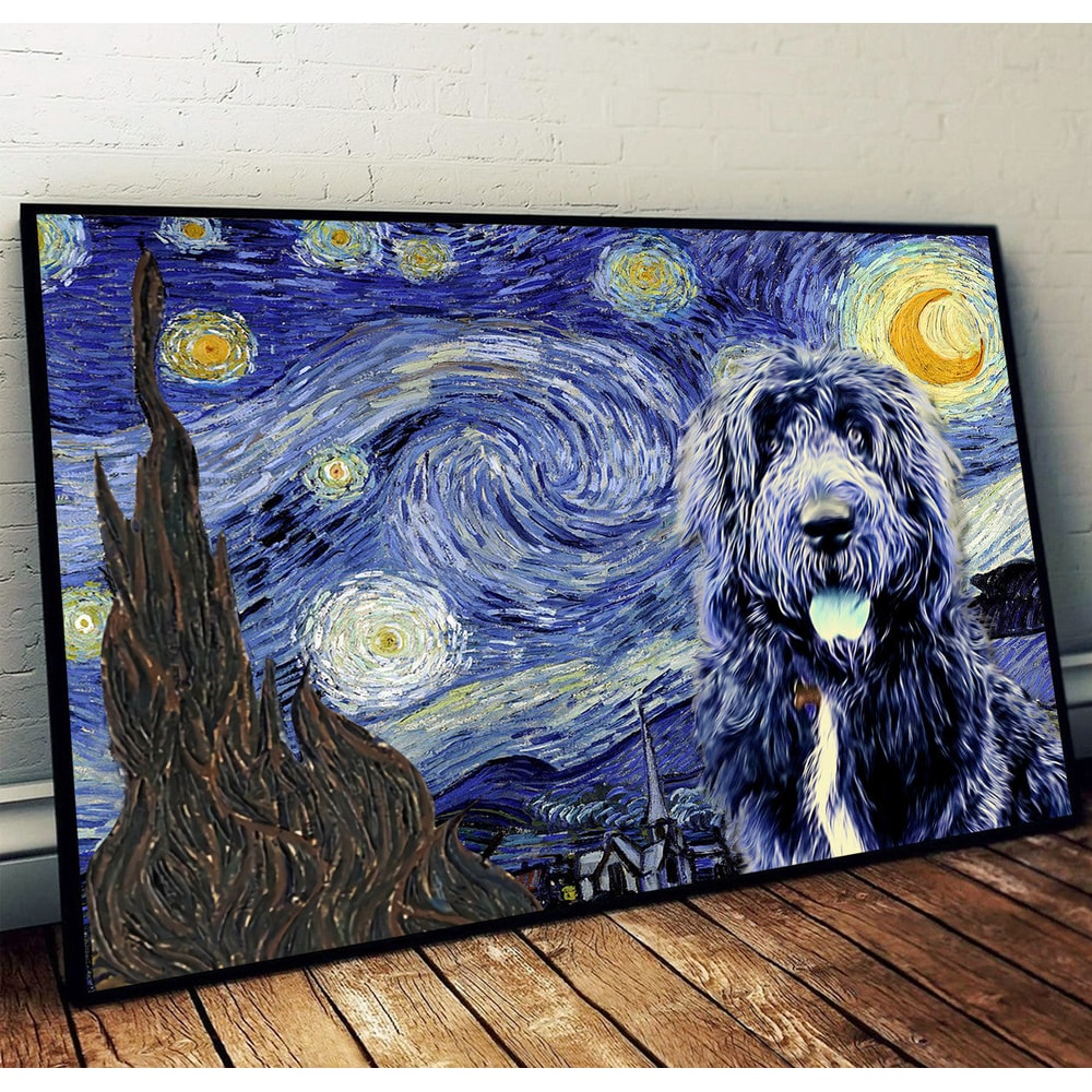 Newfypoo Poster & Matte Canvas - Dog Wall Art Prints - Painting On Canvas.jpg