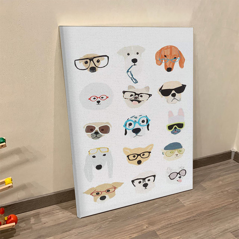 Portrait Canvas - Dog Canvas - Canvas With Dogs On It - Dog Face Canvas - Cute Dog Canvas - Dog Canvas Print - Furlidays.jpg