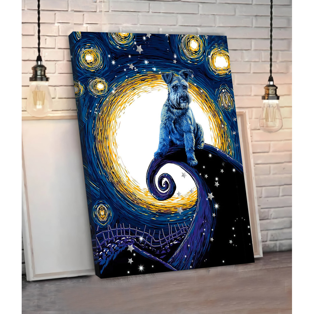 Schnauzer Poster & Canvas - Dog Canvas Wall Art - Dog Lovers Gifts For Him Or Her.jpg