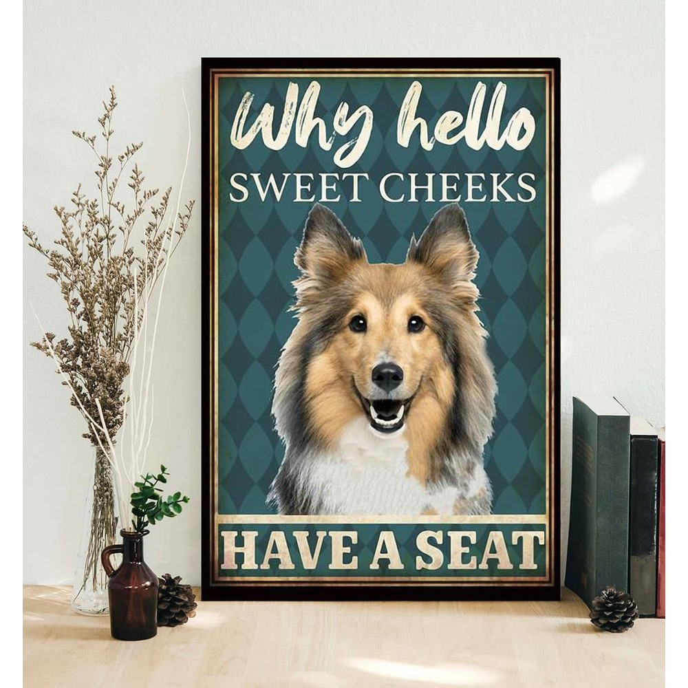 Shetland Sheepdog Poster & Matte Canvas - Dog Canvas Art - Poster To Print - Gift For Dog Lovers.jpg