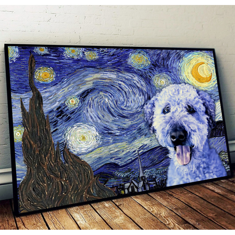Whoodle Poster & Matte Canvas - Dog Wall Art Prints - Painting On Canvas.jpg
