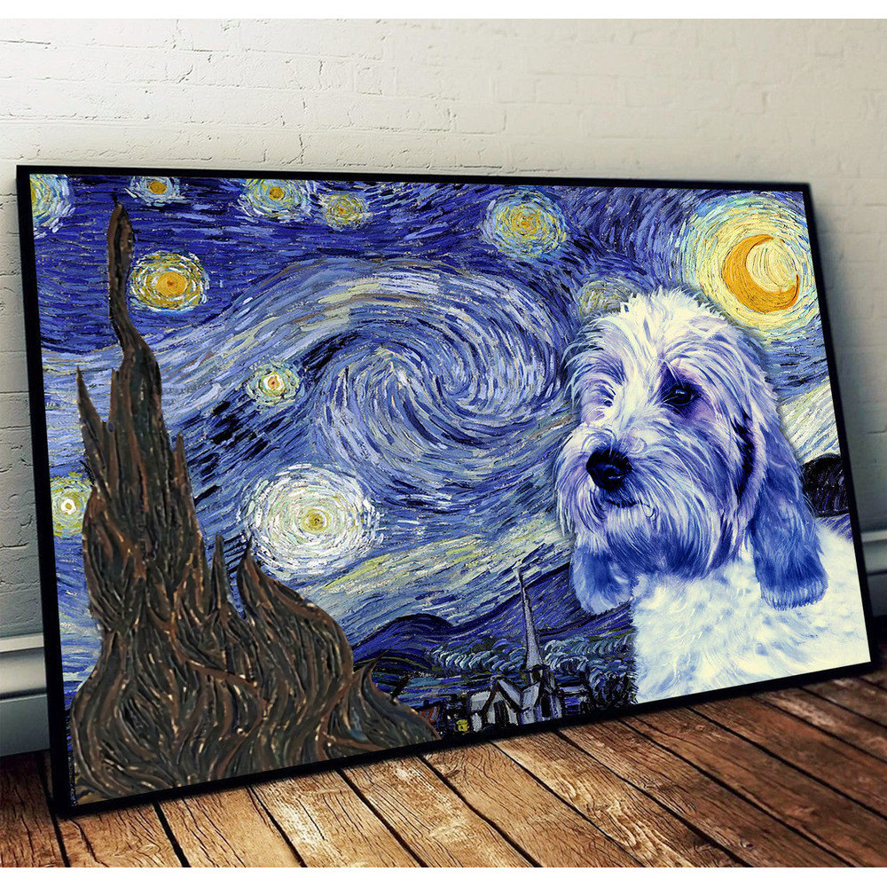 Petit Basset Griffon Vende´en Poster & Matte Canvas - Dog Wall Art Prints - Painting On Canvas.jpg