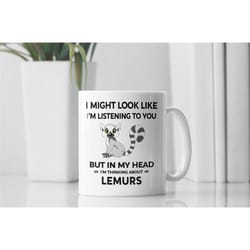 lemurs mug, lemurs gifts about lemurs, lemur lover c