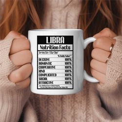 libra coffee mug, zodiac birthday gift for her, horoscope ceramic mug 5