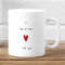 Love Mug, Personalized Mug, Cup of Love For You Mug, Sending Love Gift, Friendship Mug, Gift for Her, Mug for Good Frien.jpg