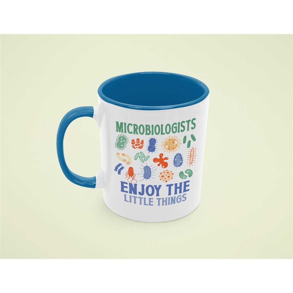 Microbiologist Gift, Microbiology Mug, Microbiologists Enjoy the Little Things, Microorganism Cup, Bacteriology Mug, Fun.jpg