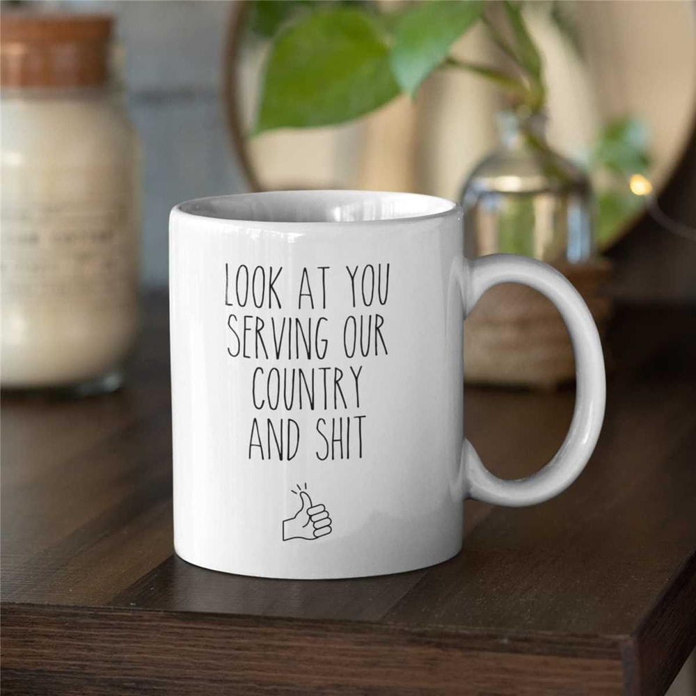 Military Gift, Gift for Soldier, Military mug, Marine Mug, Serving Country Gifts, Gift for Marines, Joining Military Gif.jpg