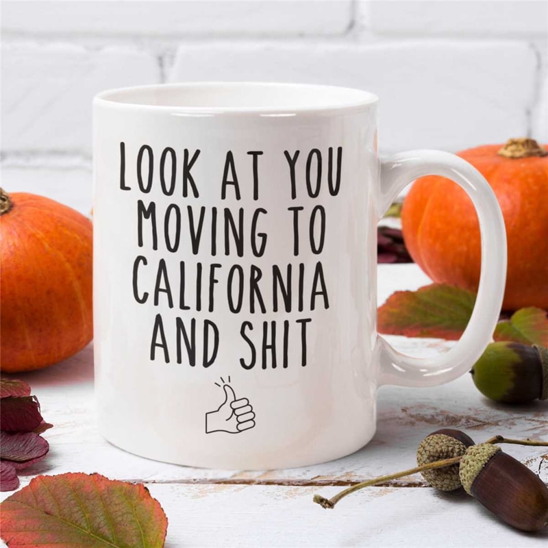 Moving to California, going away gift, moving gift, New Californian gift, funny future Californian mug, relocation mug f.jpg