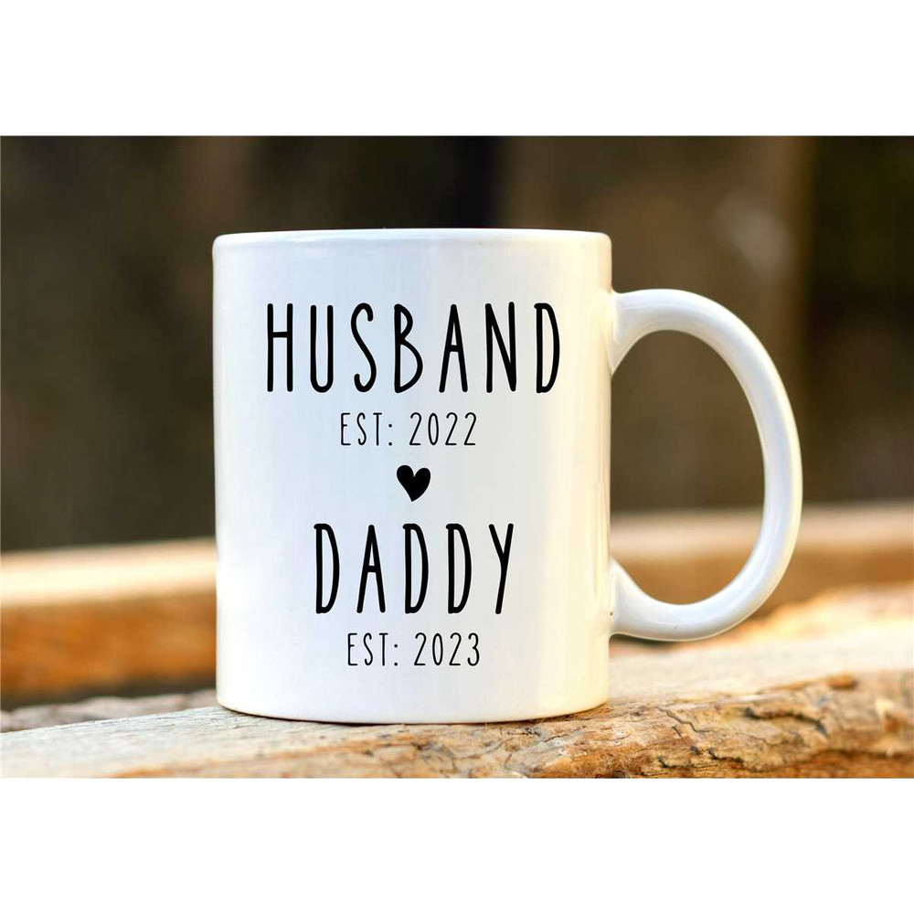 New Dad Mug. Daddy Gift. Personalised Dad. Daddy To Be. Husband Present. Pregnancy Announcement. 1.jpg