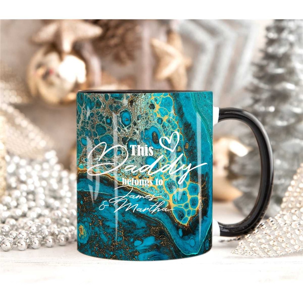 Personalised Daddy Mug, Personalised Fathers Day Mug Gift, Father's Day Gift for Grandad, Personalised Dad Grandad Birth 1.jpg