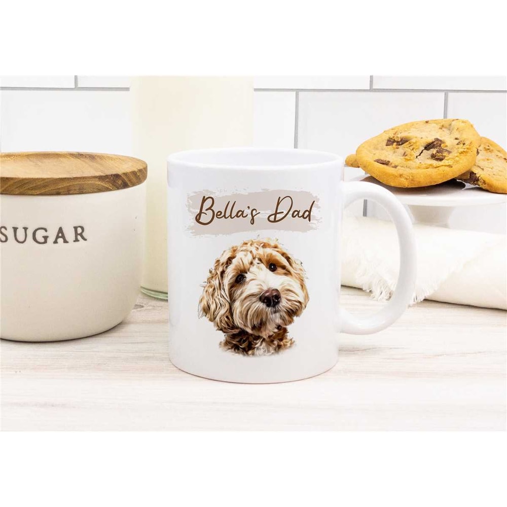 Personalised Dog Dad Mug. Custom Text Pet Mug. Dog Dad Gift. Gift for Him. Dog Lover Gift. Gift for Dad. Gift for Boyfri 1.jpg