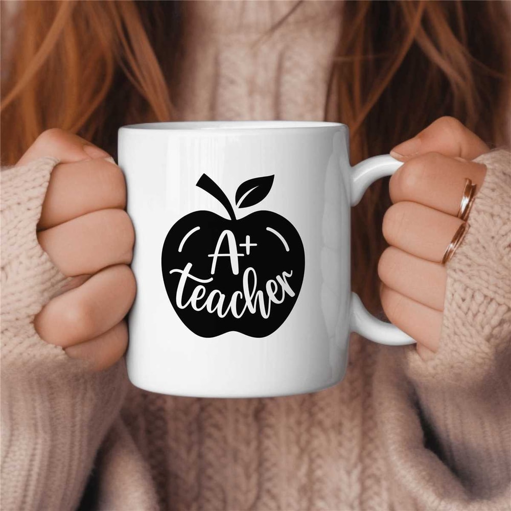 Teacher Coffee Mug, Middle School Teacher Gift, Elementary Teacher Gift, Cute Teacher Gift, A Teacher.jpg