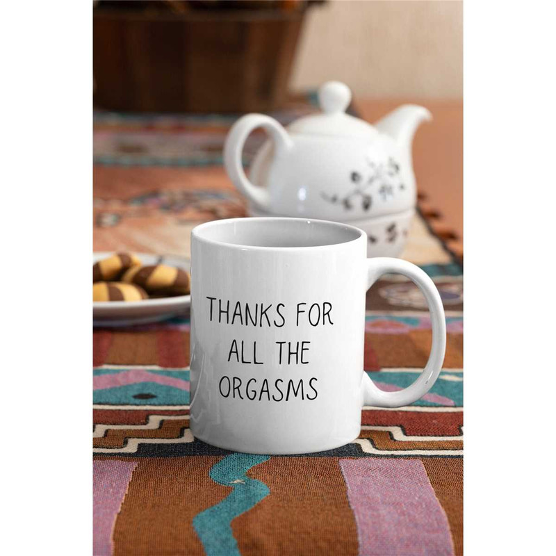 Thanks For All The Orgasms Couple Mug Gift Gift for Him Valentines Gift Boyfriend Girlfriend Gift Funny Gift fo.jpg