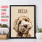 Personalised Pet Print. Dog Picture Personalised. Pet Drawing Custom. Gift for Mother. Gift for Mum. Gift for Her. Gift.jpg