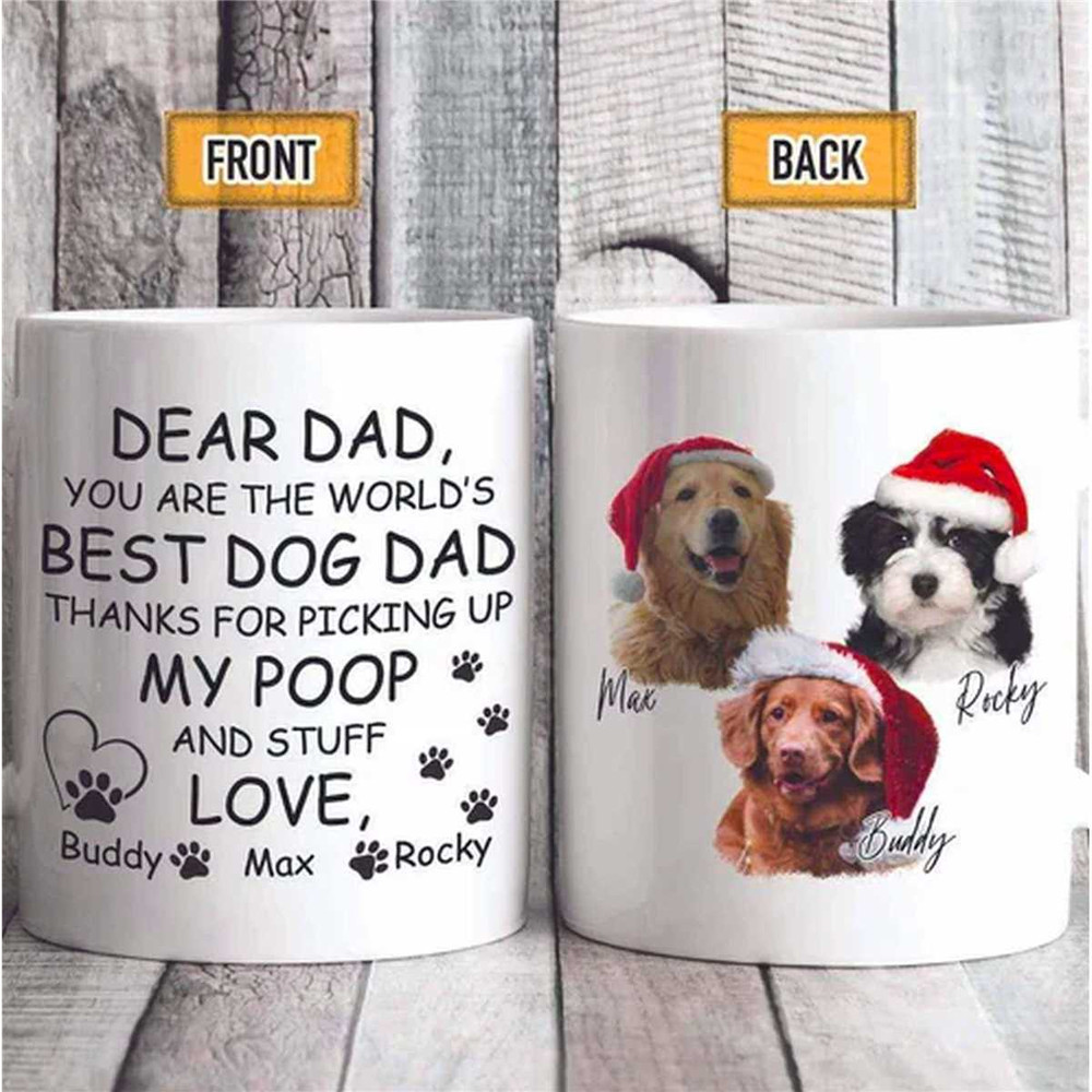 Personalized Dear Dad You Are The World's Best Dog Dad Mug, Custom Dog Photo Name Mug Christmas Gift For Dog Dad, Dog Da.jpg
