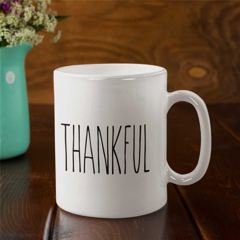 Rae-dunn Inspired Thankful Mug, Thankful Gifts, Give Thanks, Thanksgiving mug, Thankful Mug Gifts, Rae-dunn Mugs, Inspir.jpg