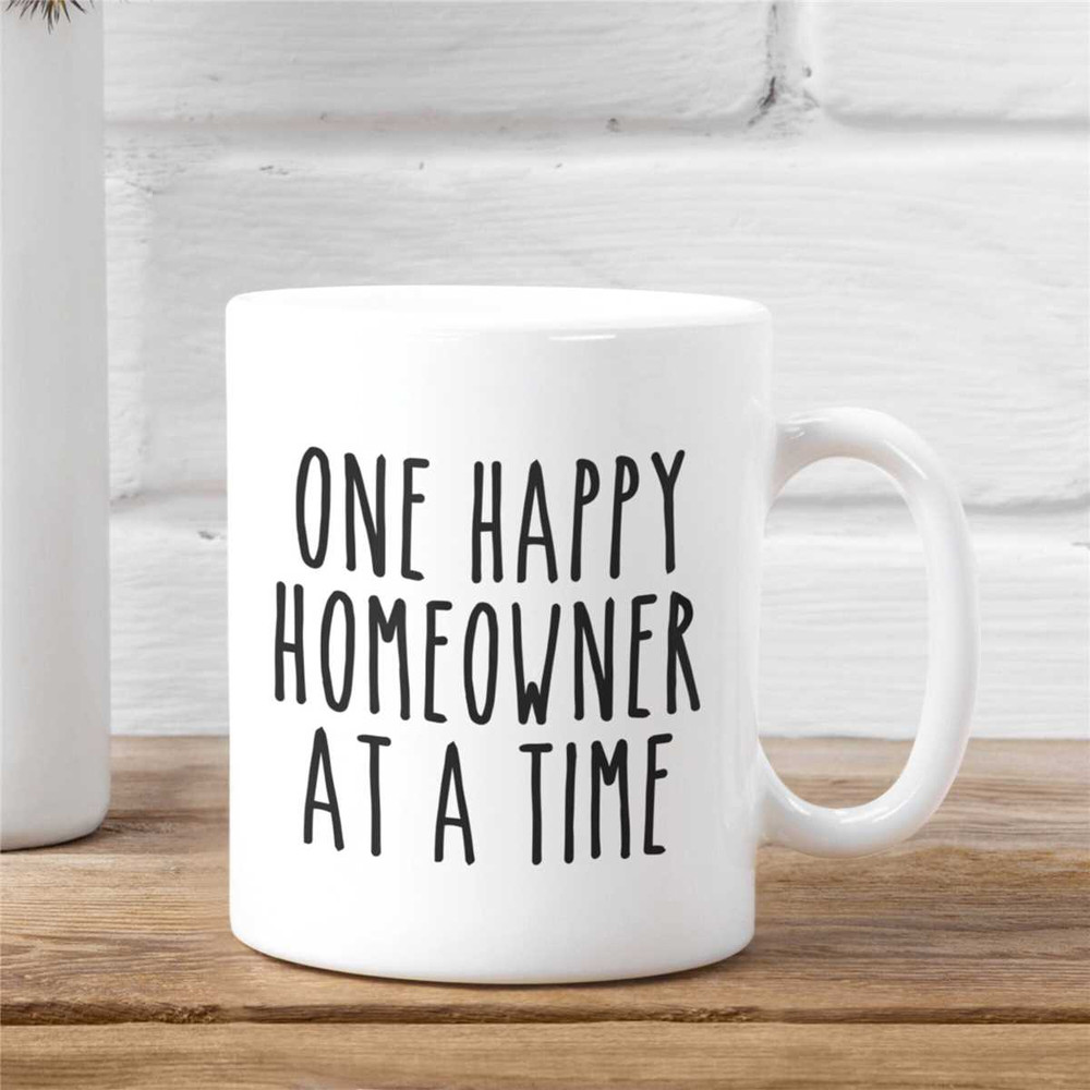 Realtor Mug, Funny Realtor Gift, Real Estate Agent Mug, Realtor Closing Gift, Funny Broker Gift, One Happy Homeowner At.jpg