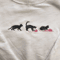 Cat with Yarn Embroidered Sweatshirt 2D Crewneck Sweatshirt For Women And Women.jpg