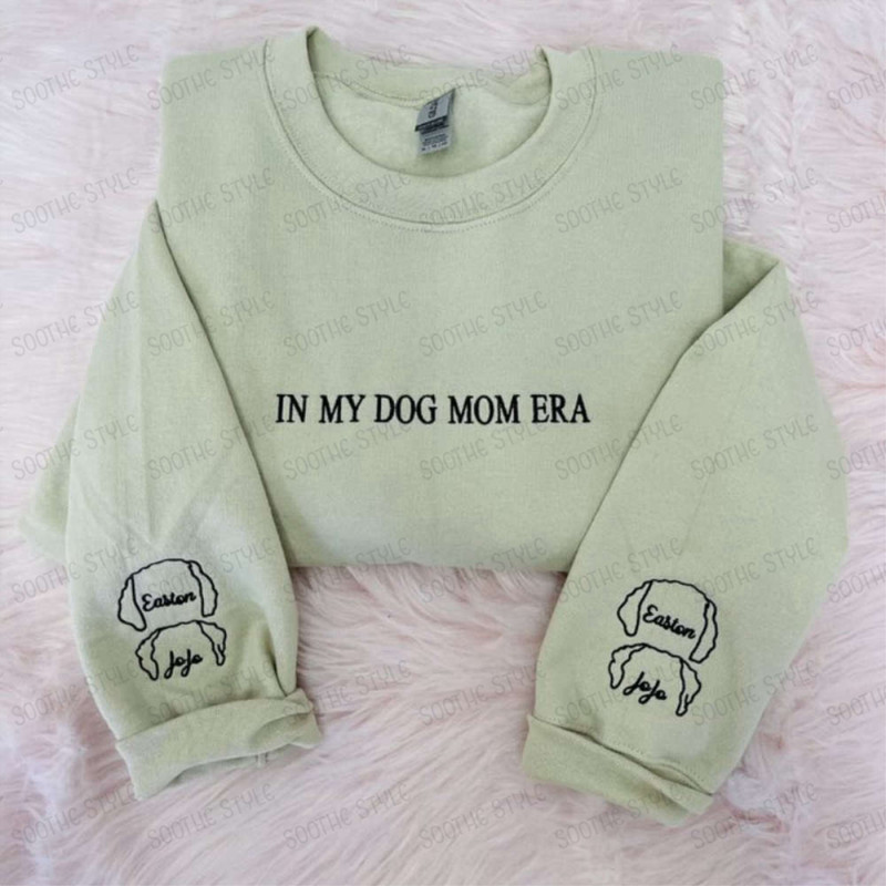 Dog Mom Sweatshirt, Hoodie Embroidered with Dog Ear, Name, Unique Gift for Dog Mom.jpg