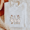 Embroidered Christmas Ducks Sweatshirt, Duck Christmas Sweatshirt For Women.jpg