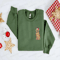Embroidered Christmas Golden Dog Sweatshirt, Dog Sweater Gift For Family.jpg