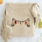 Fall Leaves Dog Embroidered Sweatshirt 2D Crewneck Sweatshirt For Family.jpg
