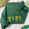 Sunflower Embroidered Sweatshirt 2D Crewneck Sweatshirt For Men Women.jpg