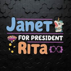 Funny Janet For President Rita Bluey PNG