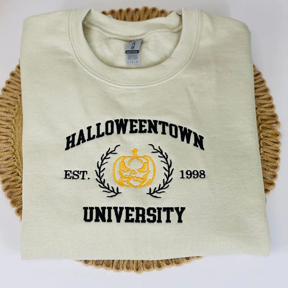1998 Halloween School Pumpkin Logo Sweatshirt, Hoodie Embroidered.jpg