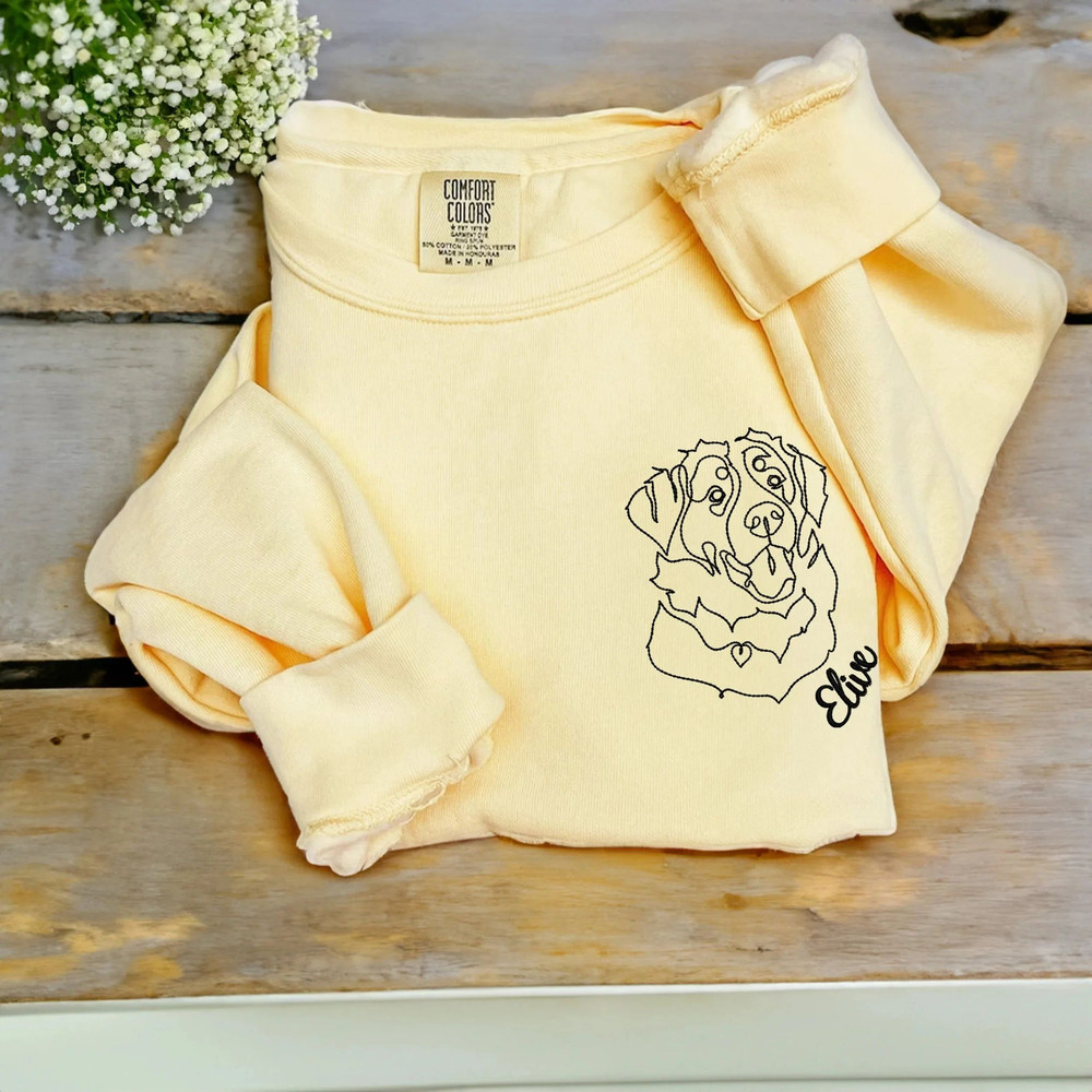 Comfort Color Custom Embrodiered Pet Memorial Sweatshirt from Photo.jpg