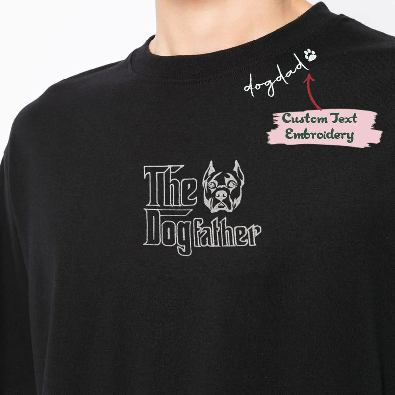 Custom Cane Corso Dog Dad Shirt Embroidered Collar , Personalized The DogFather Shirt Cane Corso, Cane Corso Gifts Dog Lovers.jpg