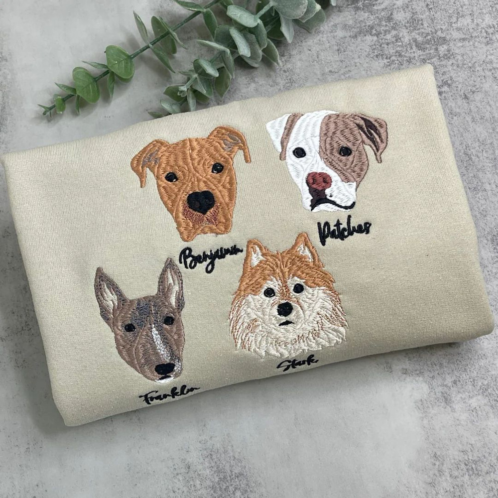 Custom Dog Dad Sweatshirt Embroidered Pet Face Name Portraits Photo.jpg