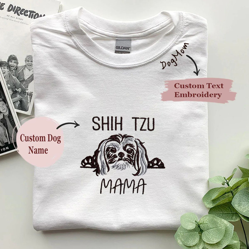 Custom Shih Tzu Dog Mama Shirt Embroidered Collar, Personalized Shirt with Dog Name, Best Gifts For Shih Tzu Lovers.jpg