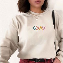 god is greater than the highs and lows christian sweatshirt, hoodie embroidered