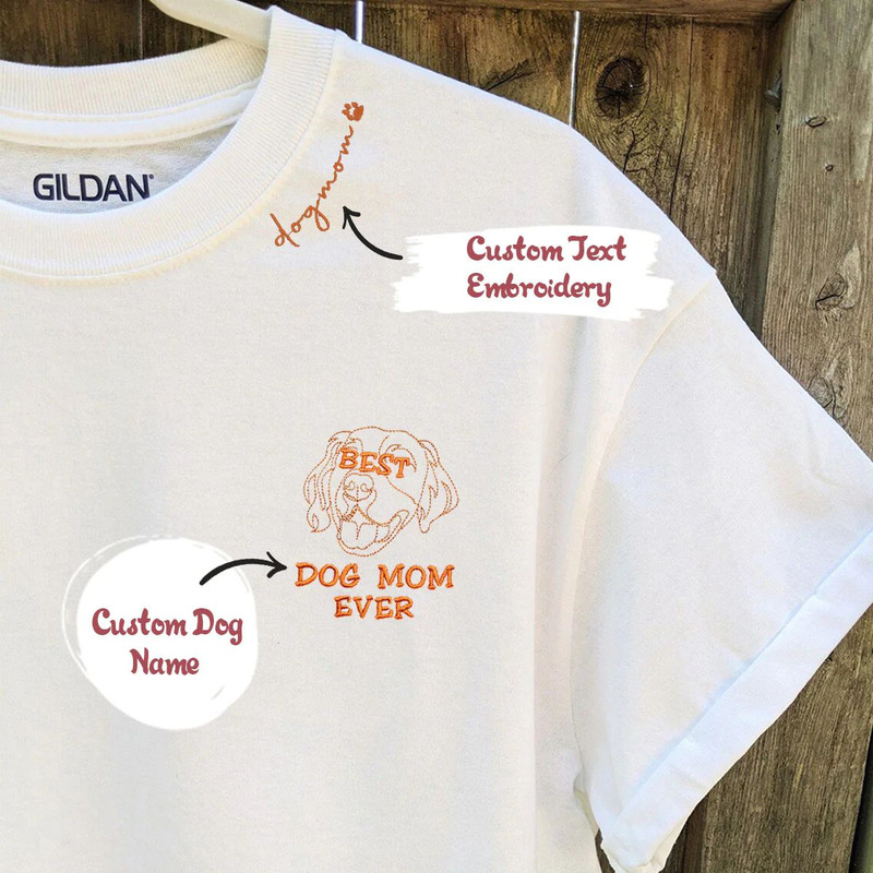 Personalized Best Golden Retriever Dog Mom Ever Embroidered Colar Shirt, Custom Shirt with Dog Name, Best Gifts for Golden Retriever Lovers.jpg