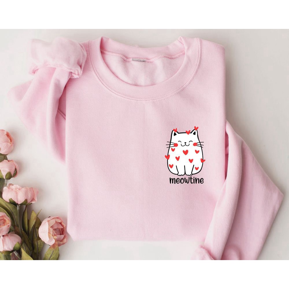 Cat Lover Valentine Sweatshirt, Cute Cat Valentine Sweatshirt, Gift For Pet Lover.jpg
