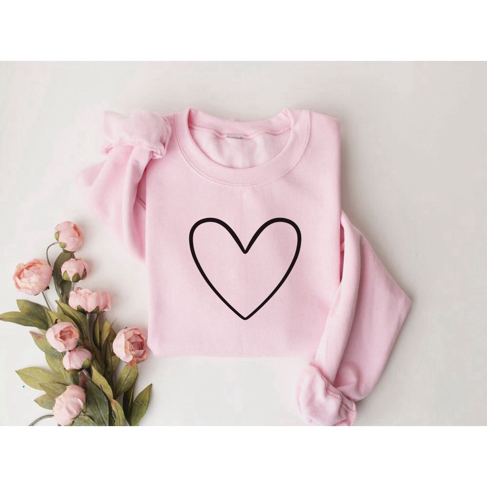 Heart Sweatshirt, Valentine Sweatshirt, Love Sweatshirt, Crewneck Sweater, Gift For Women.jpg