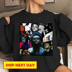 the weeknd albums collection shirt, vintage the weeknd portrait shirt
