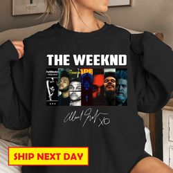 the weeknd albums collection shirt, vintage the weeknd shirt 1