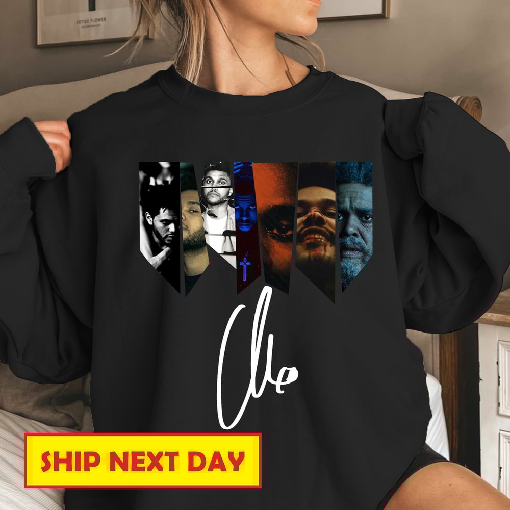 The Weeknd Albums Collection Shirt, Vintage The Weeknd Signature Shirt 1.png